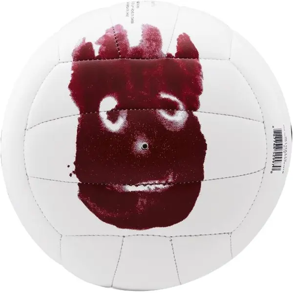 Minge de volei Wilson - Mr. Wilson Cast Away Mini, mărimea 1, albă