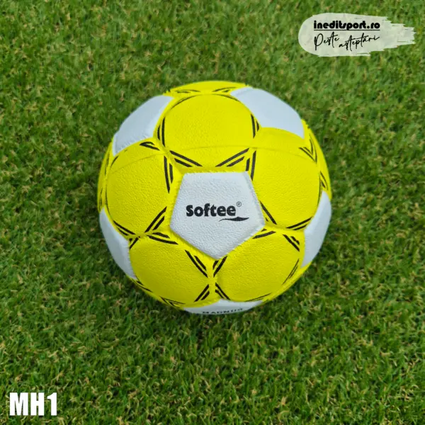 Minge handbal SOFTEE - MH1 2, Galben-alb