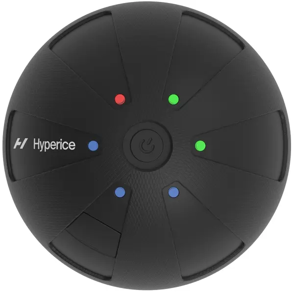 Minge vibrantă Hyperice - Hypersphere Go, 7.6 cm, negru