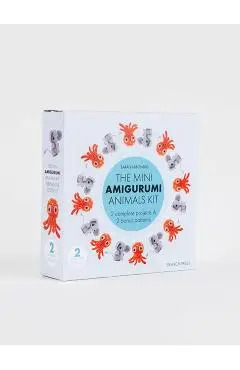 Mini Amigurumi Animals Kit: 2 Complete Projects & 2 Bonus Patterns - Sarah Abbondio