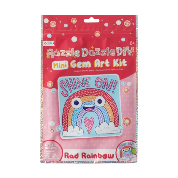 Mini Atelier creativ DIY cu diamante - Rad Rainbow