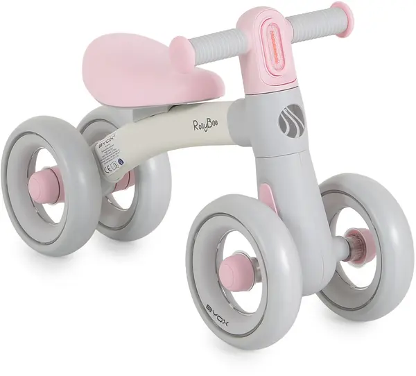 Mini bicicletă de echilibru Byox - RollyBoo, roz