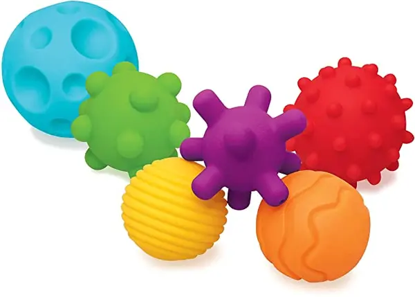 Mini bile senzoriale Eurekakids, 6 buc.