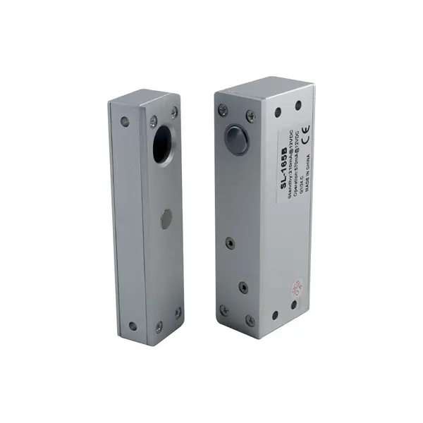 Mini bolt electromagnetic SL-165B, fail safe, temporizare, 800 kgf