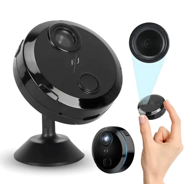 Mini camera spion, HDQ15, rotatie 360°, unghi vizualizare 150°, viziune nocturna, detectie a miscarii, autonomie 3 ore
