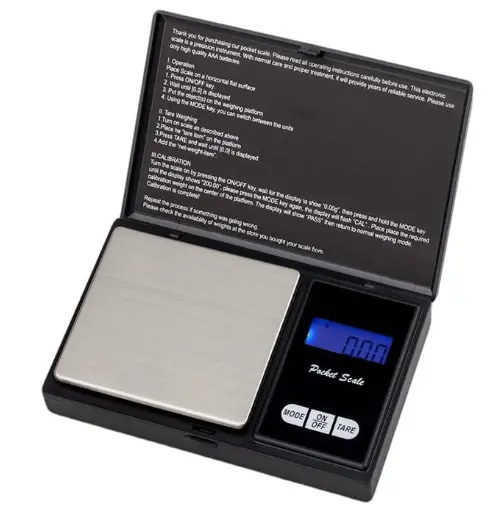 Mini cantar Digital Scale de buzunar, negru,