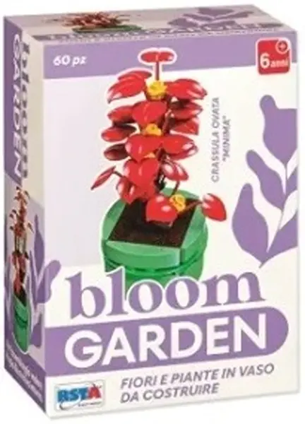 Mini constructor RS Toys Bloom Garden - Crassula Ovata "Minima", 60 piese