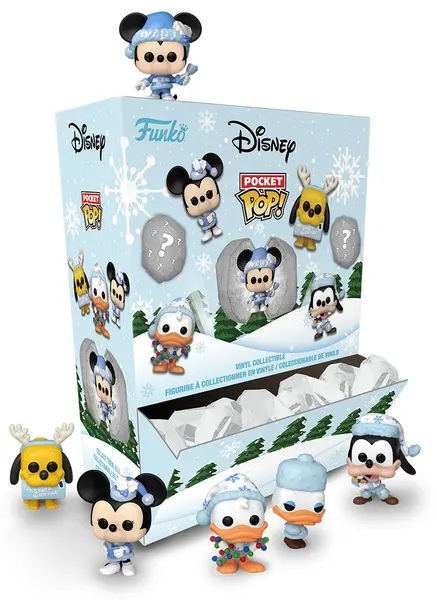 Mini-figurină Funko Pocket POP! Capsule: Disney Holidays, Mystery Blind Box, Sortiment
