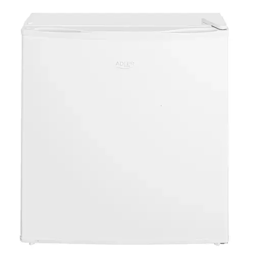 Mini frigider Adler AD8096W, 45 L, Reglare A Racirii In 6 Trepte, Dezghetare Manuala, Usi Metalice Cu Manere Incastrate (Alb)