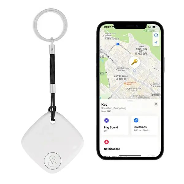 Mini GPS Tracker, localizare in timp real, autonomie 365 zile, FIXATO, compatibil Apple Find My, rezistent la apa, pentru masini, copii, animale,