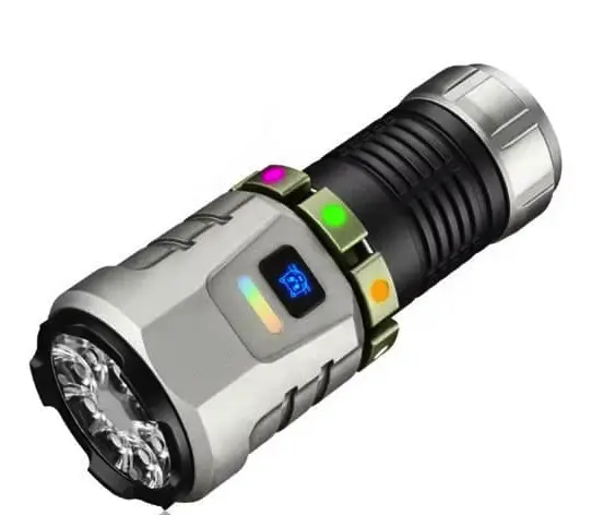 Mini lanterna de mana YM F86X magnetica de 3300 lumeni