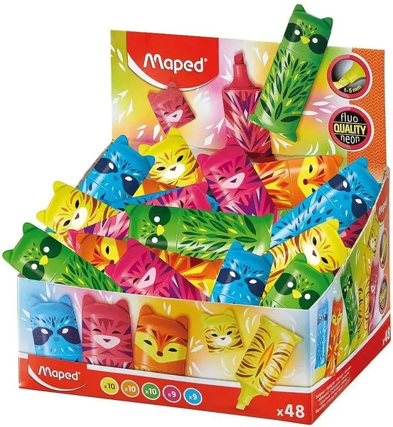 Mini marcator de text Maped Pixel Party - Neon, sortiment
