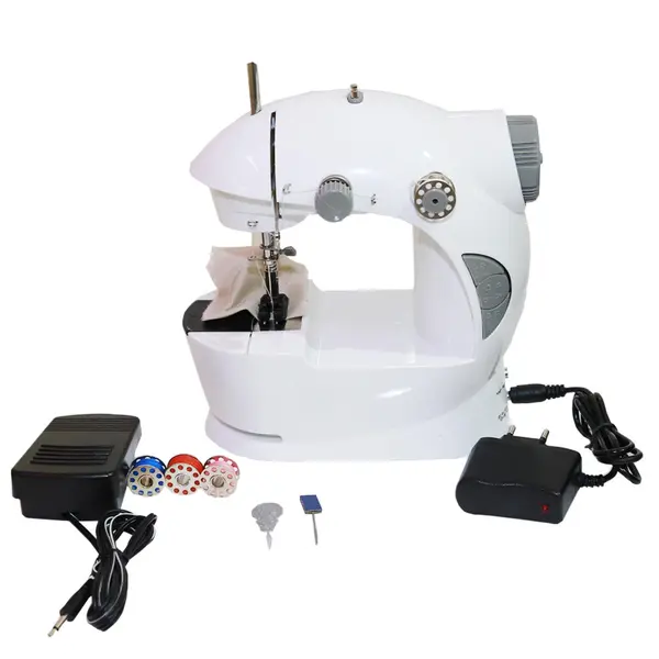 Mini masina de cusut electrica cu pedala + Accesorii