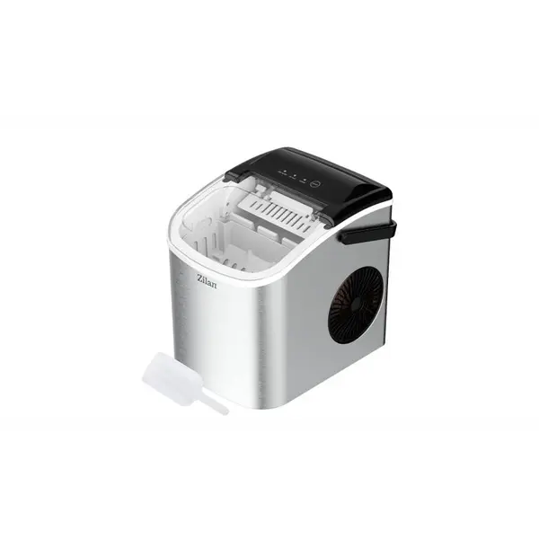 Mini masina de facut gheata Zilan ZLN1177, 12-15 kg de gheata pe zi, otel inoxidabil, 95W
