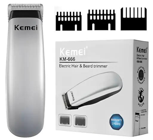 Mini masina de tuns Kemei KM 666 cu 3 numere