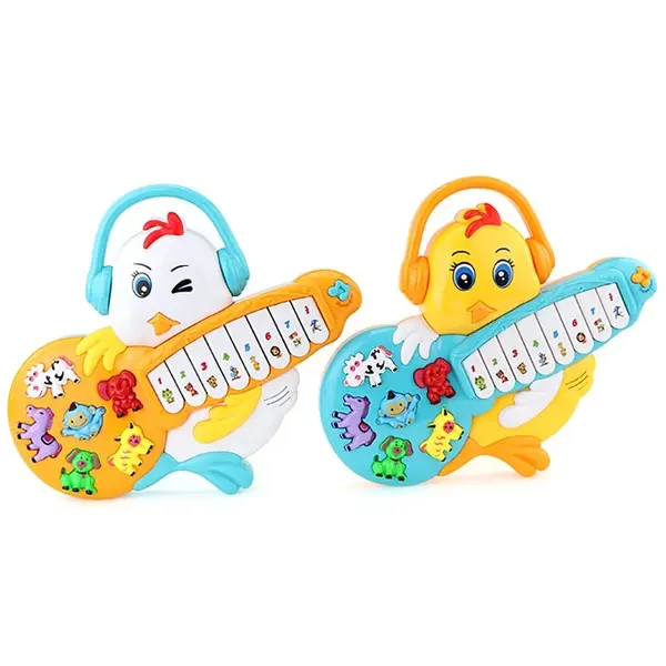 Mini orga muzicala Puisorul Cantaret - sunete vesele 12 luni+