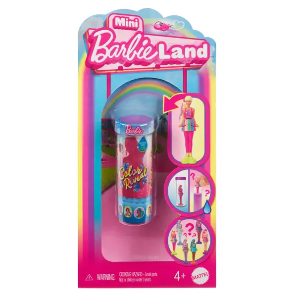 Mini papusa surpriza Barbie Land Color Reaveal