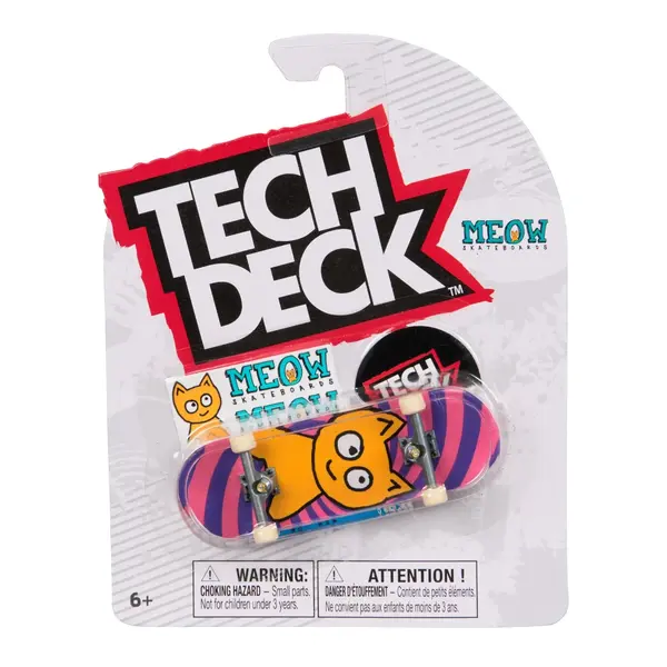 Mini placa skateboard Tech Deck, Meow Meow, 20157046