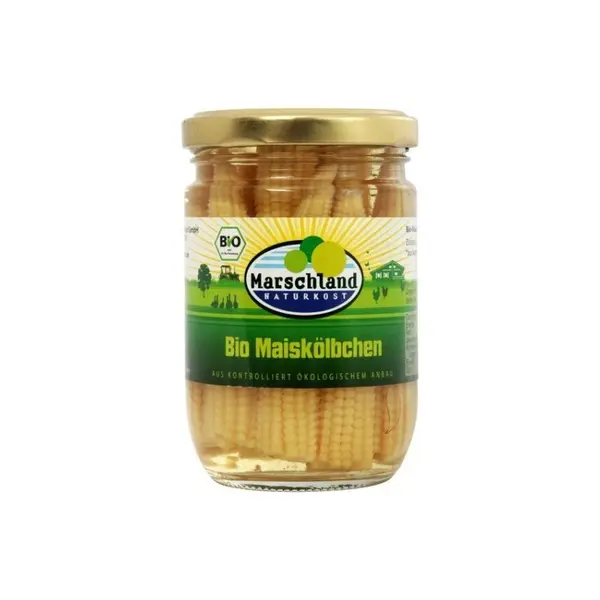 Mini Porumb in Saramura, Bio, 230 g, Marschland Naturkost