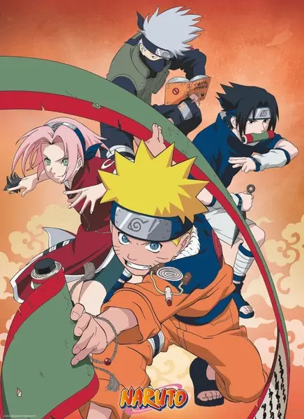 Mini poster ABYstyle Animation: Naruto - Team 7