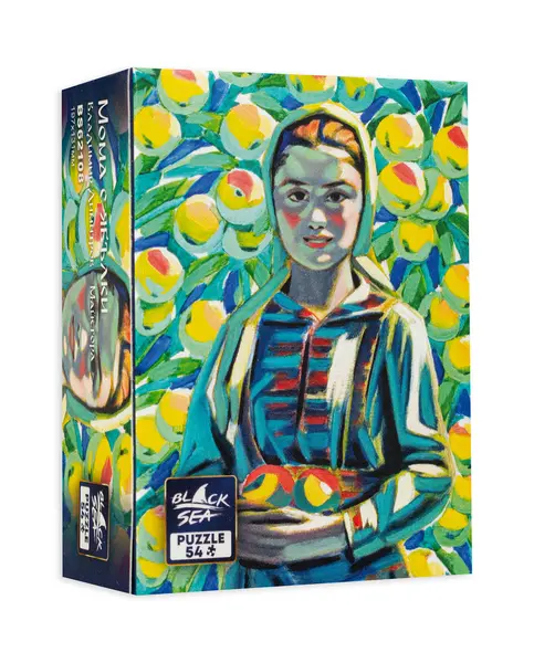 Mini puzzle Black Sea din 54 de piese - Fata cu mere