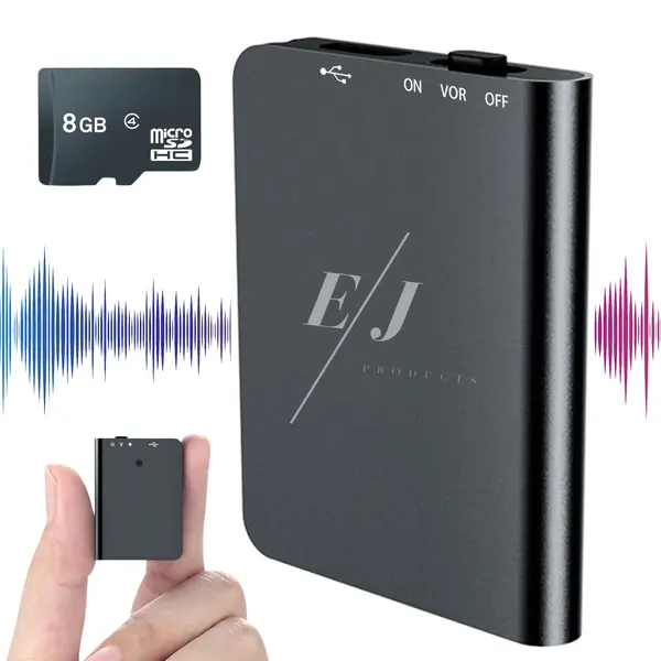 Mini reportofon spion, Q61, 8 GB, autonomie 24 ore, stocare 192 ore, raza actiune 60m, MP3, reducere a zgomotului de fundal
