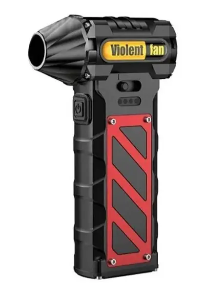 Mini Suflanta aer portabila Violent fan indicator baterie turbo fan 130000 RPM 4 trepte de putere