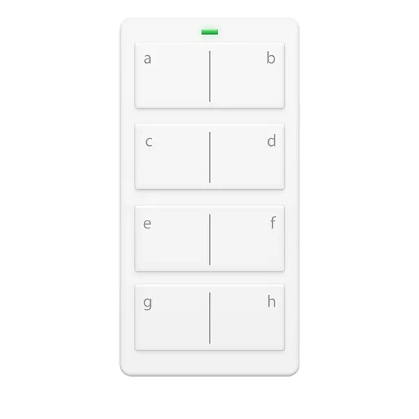 Mini telecomanda wireless cu 8 canale smart home INSTEON 2342-422, 15m