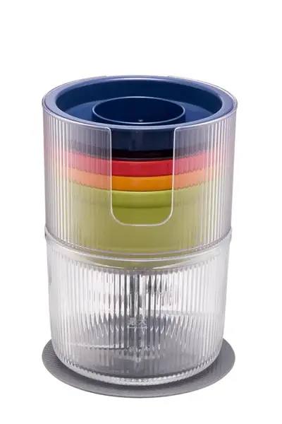 Mini tocator Morphy Richards MFP3001, 180 W, 3 boluri 380/400/420/1000 ml (Albastru)