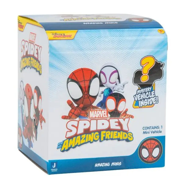 Mini-vehicul ascuns in cutie Paienjenelul Marvel