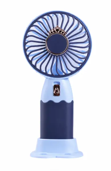 Mini ventilator portabil de mana USB reincarcabil 3 viteze suport telefon colorat