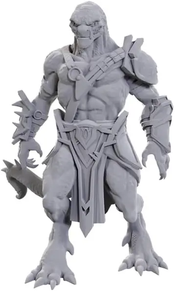 Miniatură Wizkids Games: Dungeons & Dragons - Draconian Mastermind (Nolzur's Marvelous Unpainted Miniatures)