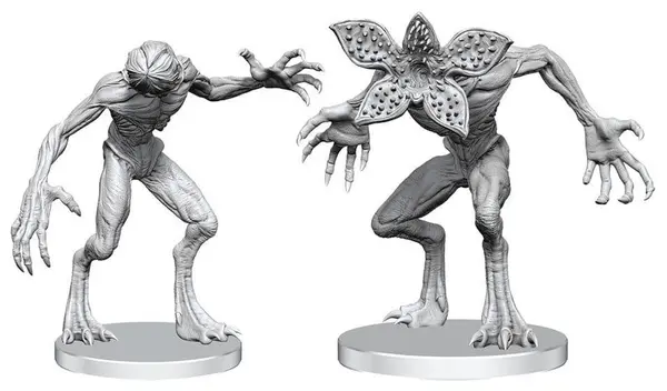 Miniatură Wizkids Television: Stranger Things - Demogorgons (Unpainted Miniatures)