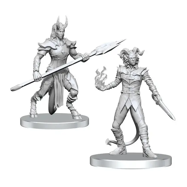 Miniaturi Nepictate Pathfinder Battles Deep Cuts - Vordine (Infantry Devil) & Pitborn Rogue