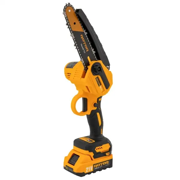 Minifierastrau pe acumulator Rotor, 21V 1.5Ah, 4500RPM, 1 Lama 6 +lant 1 Lama 8 +lant