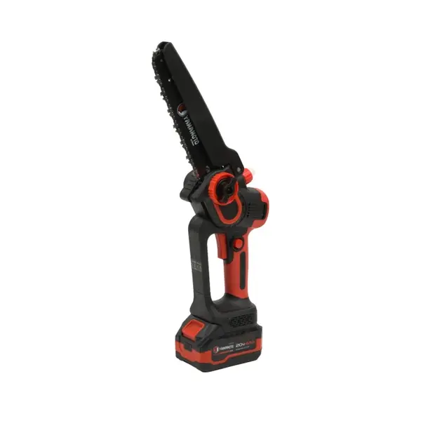 Minifierastrau pe acumulator Yamamoto, 20V 4Ah, 500W, 5400RPM, Lama 8 , Lant 22+ dinti 45 pinteni