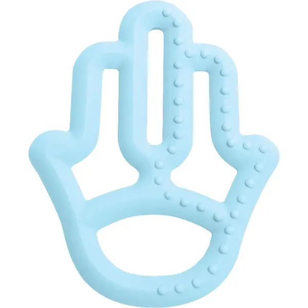 Minikoioi Teether Silicone jucărie pentru dentiție 3m+ Blue 1 buc