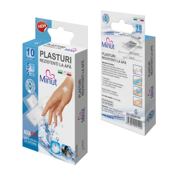 Minut Plasturi rezistenti la apa 10 bucati
