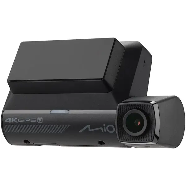 Mio Camera video auto Mio MiVue 955W, 4K, HDR, Wi-Fi, GPS, Alerta medie camera radar fix, Negru