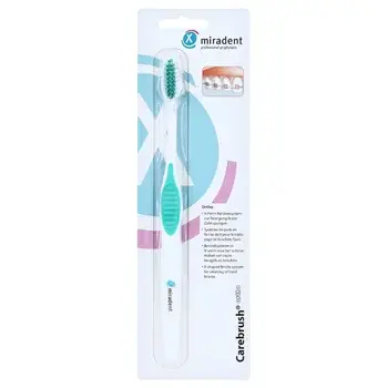 Miradent carebrush ortho periuta pentru dinti cu aparate dentare fixe