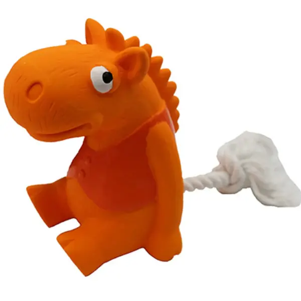 MISOKO Hippo, jucărie de aport câini, activități fizice, latex MISOKO Hippo, jucărie de aport câini M-L, activități fizice, latex, portocaliu, 21cm, 1buc