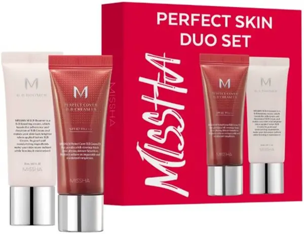 Missha Set - BB Cremă №21 și Bază de machiaj, 2 х 20 ml