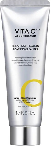 Missha Vita C Plus Spumă de curățare Clear Complexion, 120 ml
