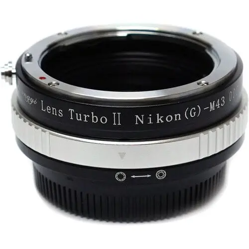 Mitakon Adaptor Montura Mitakon Lens Turbo Mark 2 Obiectiv Nikon F la Camere MFT MTKLTM2AIM43