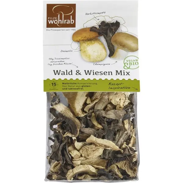 Mix de ciuperci salbatice deshidratate, eco - 30 g