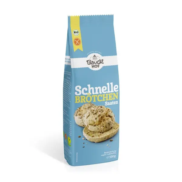 Mix de faina pentru chifle rapide cu seminte fara gluten, eco - 500 g