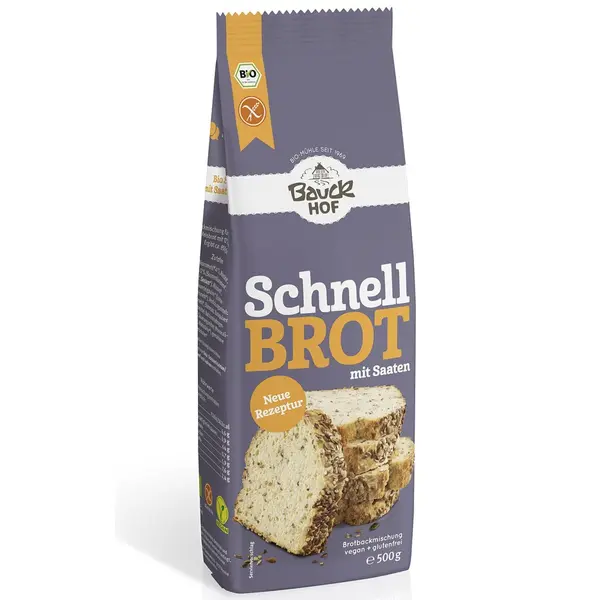 Mix de faina pentru paine rapida cu seminte fara gluten, eco - 500 g