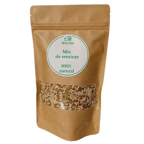 Mix de seminte susan, in , dovleac, floarea soarelui 500gr Nucim