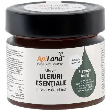 Mix de Uleiuri Esentiale in Miere de Mana - Protectie Activa 250g