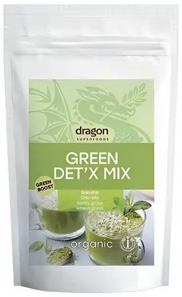 Mix detoxifiant verde, 100g, Superalimente Dragon